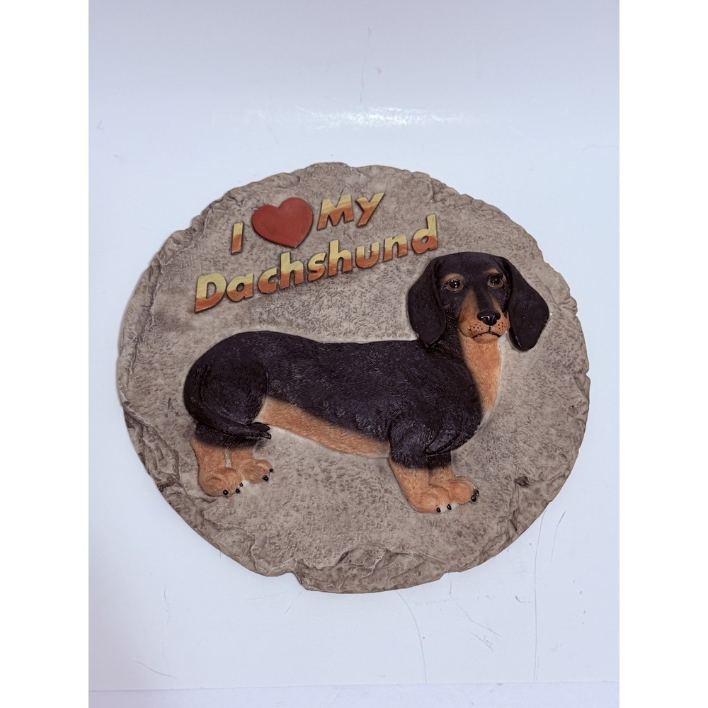Dachshund Dog Stepping Stone Wall Plaque Spoontiques
